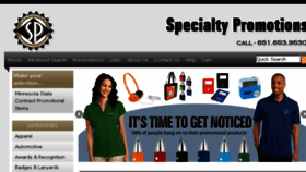 What Specpromotions.com website looked like in 2018 (5 years ago)