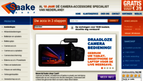 What Saake-shop.nl website looked like in 2018 (5 years ago)