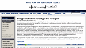 What Safe-democracy.net website looked like in 2018 (5 years ago)