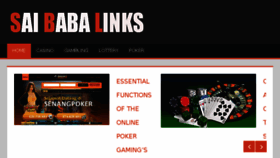What Saibabalinks.org website looked like in 2018 (5 years ago)
