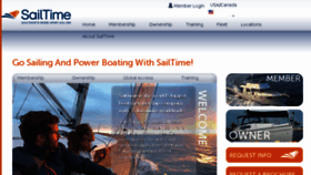 What Sailtime.com website looked like in 2018 (5 years ago)