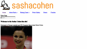 What Sashacohen.com website looked like in 2018 (5 years ago)