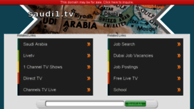 What Saudi1.tv website looked like in 2018 (5 years ago)