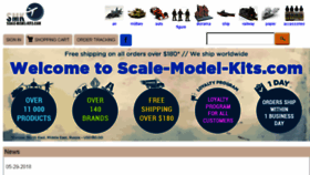 What Scale-model-kits.com website looked like in 2018 (5 years ago)