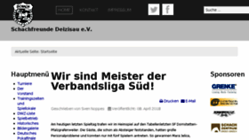 What Schachfreundedeizisau.de website looked like in 2018 (5 years ago)