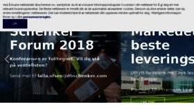 What Schenker.no website looked like in 2018 (5 years ago)
