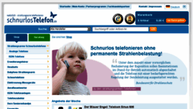 What Schnurlostelefon.de website looked like in 2018 (5 years ago)