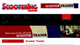 What Scootertrader.com website looked like in 2018 (5 years ago)
