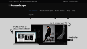 What Screenscape.net website looked like in 2018 (5 years ago)