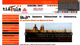 What Spaanslereninspanje.es website looked like in 2018 (5 years ago)