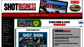 What Shotbusiness.org website looked like in 2018 (5 years ago)