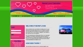 What Secret-loves.com website looked like in 2018 (5 years ago)