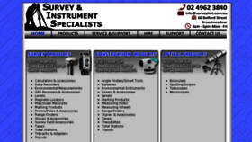What Surveyinst.com.au website looked like in 2018 (5 years ago)