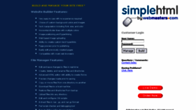 What Simplehtml.com website looked like in 2018 (5 years ago)