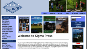 What Sigmapress.co.uk website looked like in 2018 (5 years ago)