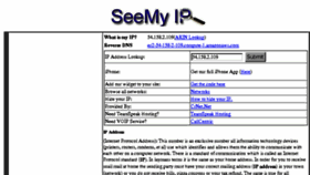 What Seemyip.com website looked like in 2018 (5 years ago)