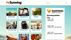 What Sandybay.sunwing.net website looked like in 2018 (5 years ago)