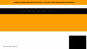 What Selenagomez.org website looked like in 2018 (5 years ago)