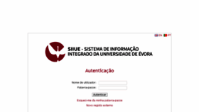 What Siiue.uevora.pt website looked like in 2018 (5 years ago)