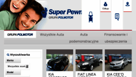 What Superpewniak.pl website looked like in 2018 (5 years ago)