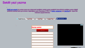What Sekilliyaziyazma.com website looked like in 2018 (5 years ago)
