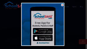 What Schoolsaas.com website looked like in 2018 (5 years ago)