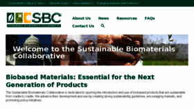 What Sustainablebiomaterials.org website looked like in 2018 (6 years ago)