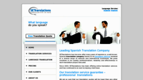 What Setranslations.com website looked like in 2018 (5 years ago)