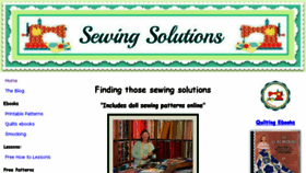 What Sewing-solutions.com website looked like in 2018 (5 years ago)
