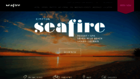 What Seafireresortandspa.com website looked like in 2018 (5 years ago)