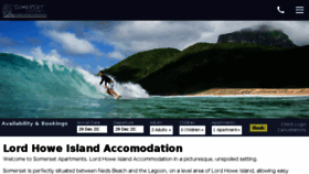 What Somersetlordhowe.com.au website looked like in 2018 (5 years ago)