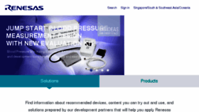 What Sg.renesas.com website looked like in 2018 (5 years ago)