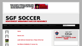What Sgfsoccer.com website looked like in 2018 (5 years ago)