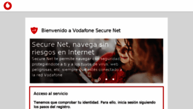 What Securenet.vodafone.es website looked like in 2018 (5 years ago)