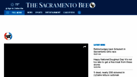 What Sacramentobee.com website looked like in 2018 (5 years ago)