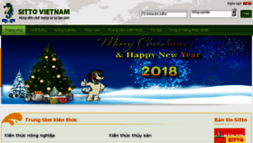 What Sittovietnam.com website looked like in 2018 (5 years ago)