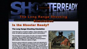 What Shooterready.com website looked like in 2018 (5 years ago)