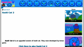 What Sushi-cat2.com website looked like in 2018 (6 years ago)