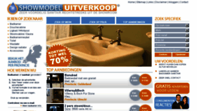 What Showmodeluitverkoop.nl website looked like in 2018 (5 years ago)