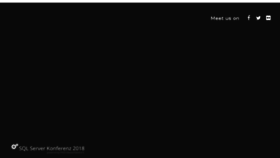 What Sqlkonferenz.de website looked like in 2018 (5 years ago)