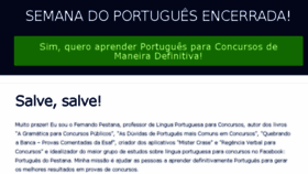 What Semanadoportugues.com.br website looked like in 2018 (6 years ago)