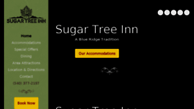 What Sugartreeinn.com website looked like in 2018 (5 years ago)