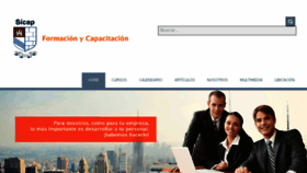 What Sicap-instituto.com website looked like in 2018 (5 years ago)