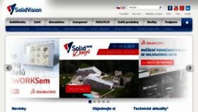 What Solidvision.cz website looked like in 2018 (5 years ago)