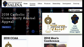 What Salinadiocese.org website looked like in 2018 (5 years ago)
