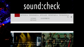 What Soundcheck.com.mx website looked like in 2018 (5 years ago)