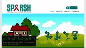 What Sparshbalgram.com website looked like in 2018 (5 years ago)