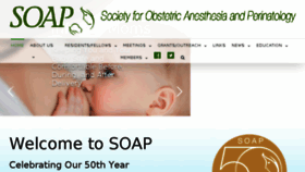 What Soap.org website looked like in 2018 (5 years ago)