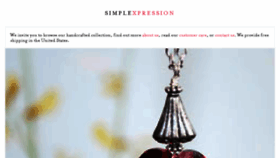 What Simplexpression.com website looked like in 2018 (5 years ago)