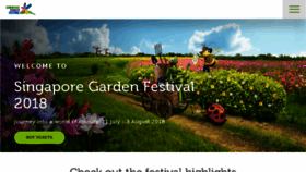 What Singaporegardenfestival.com website looked like in 2018 (5 years ago)